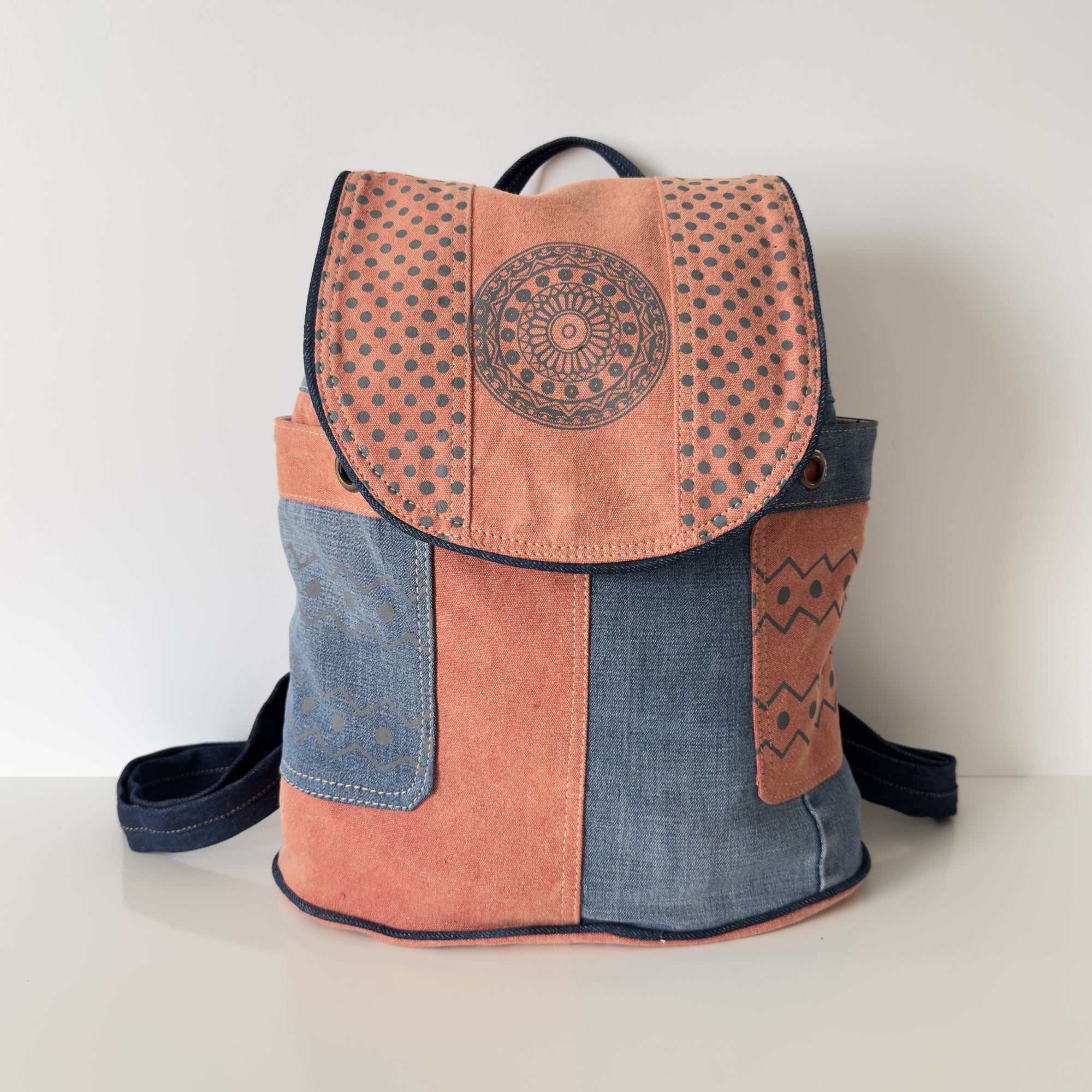 Vintage Voyage Mandalas Backpack | TRAVELTELI