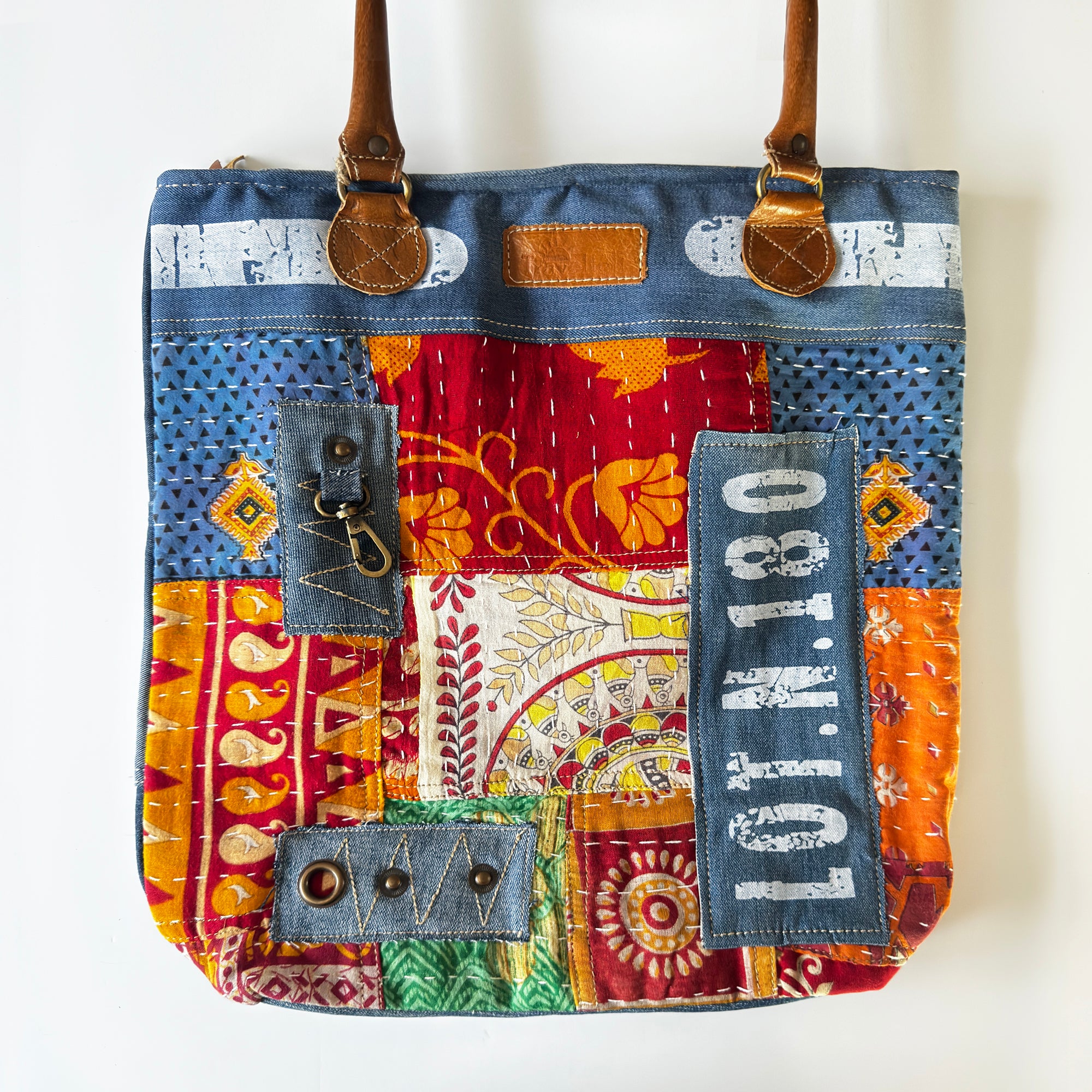 Marigold Bohemian Shoulder Tote Bag