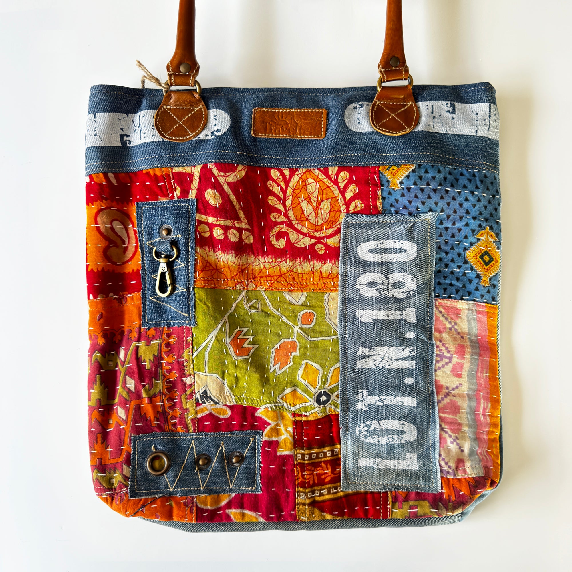 Marigold Bohemian Shoulder Tote Bag