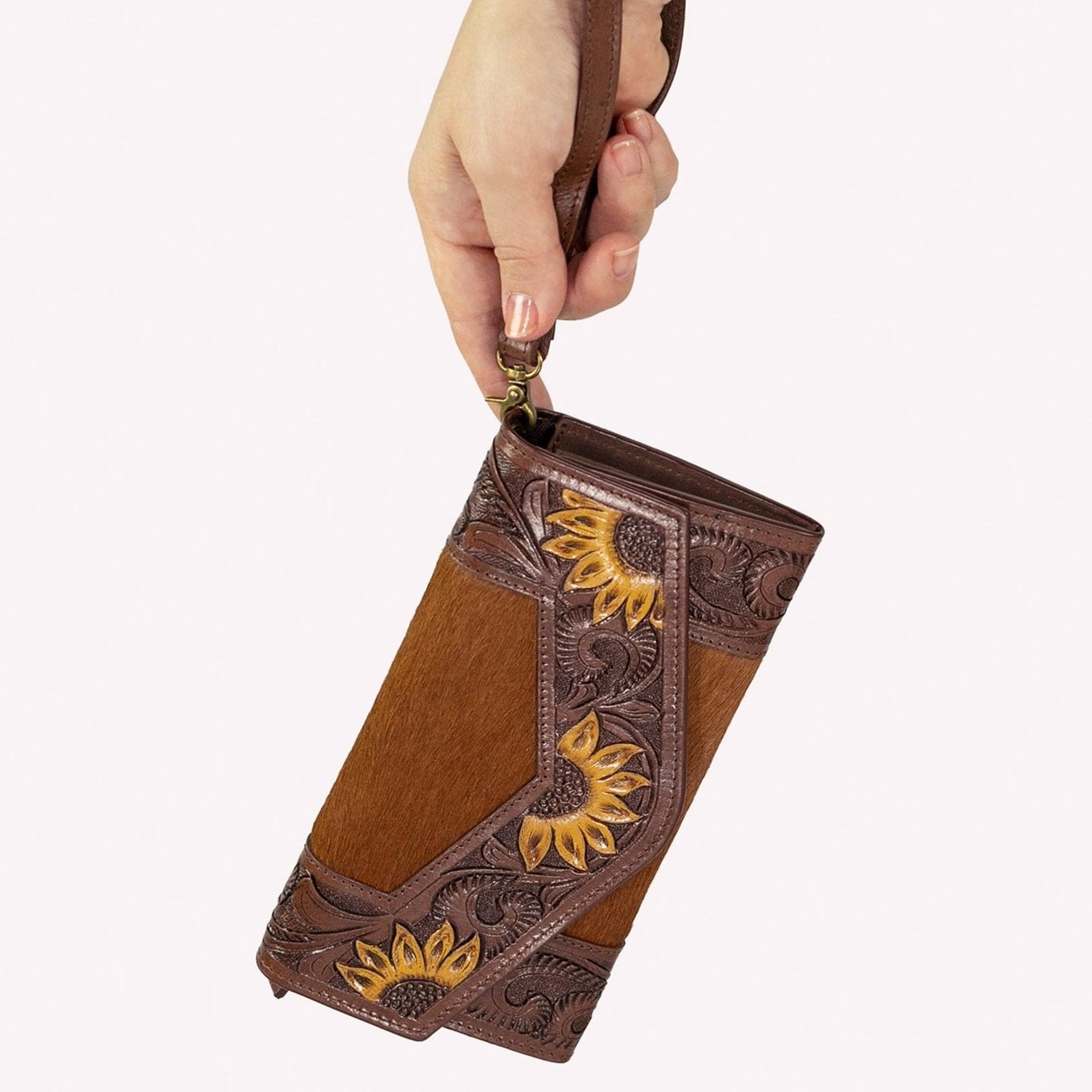 HandTooled Leather outlet Wallet