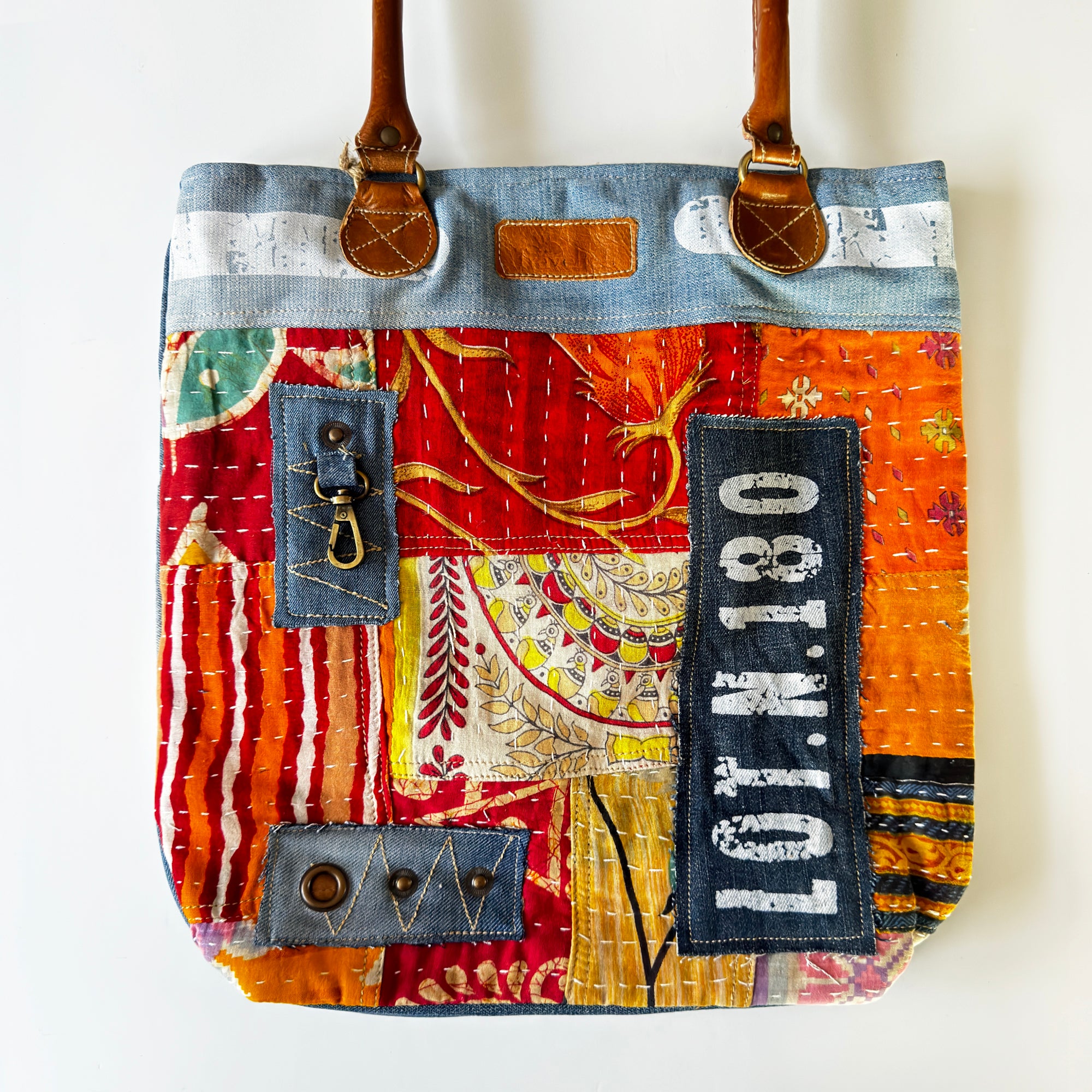 Marigold Bohemian Shoulder Tote Bag