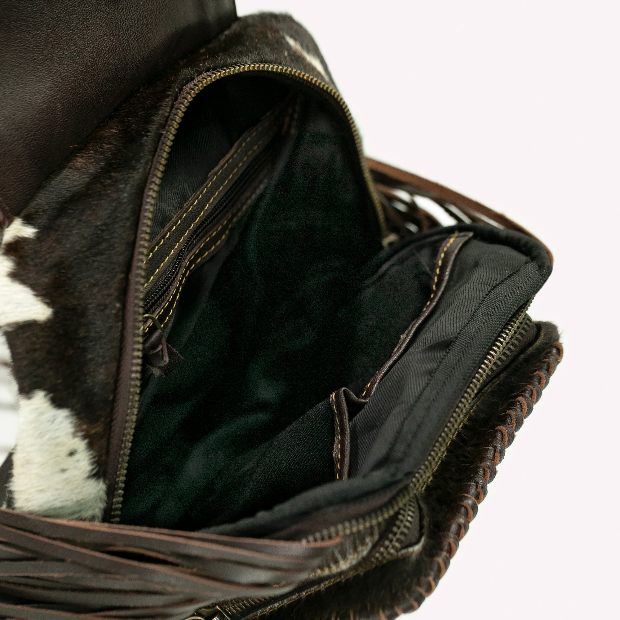 Prairie Wanderer Fringe Leather Backpack | TRAVELTELI
