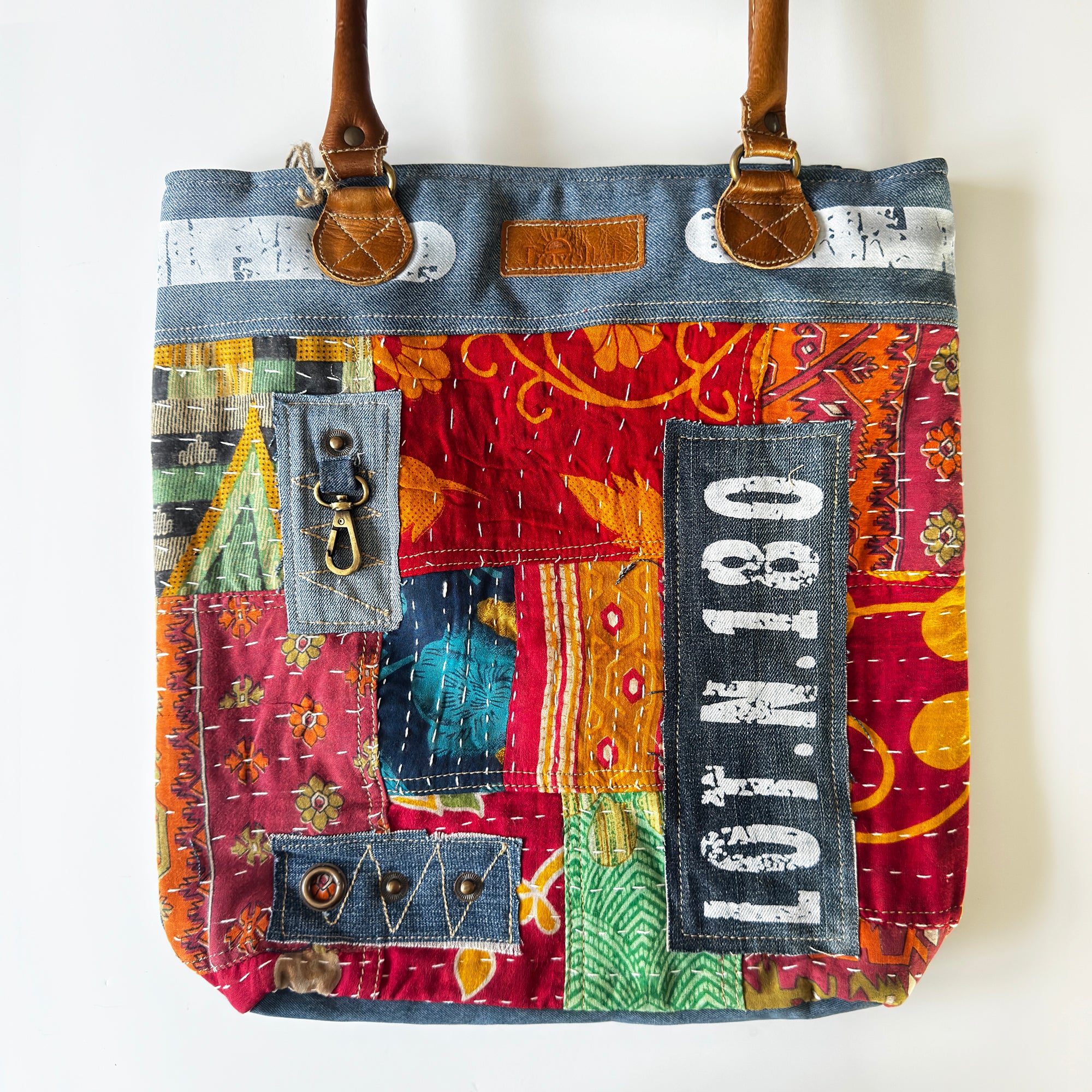 Marigold Bohemian Shoulder Tote Bag