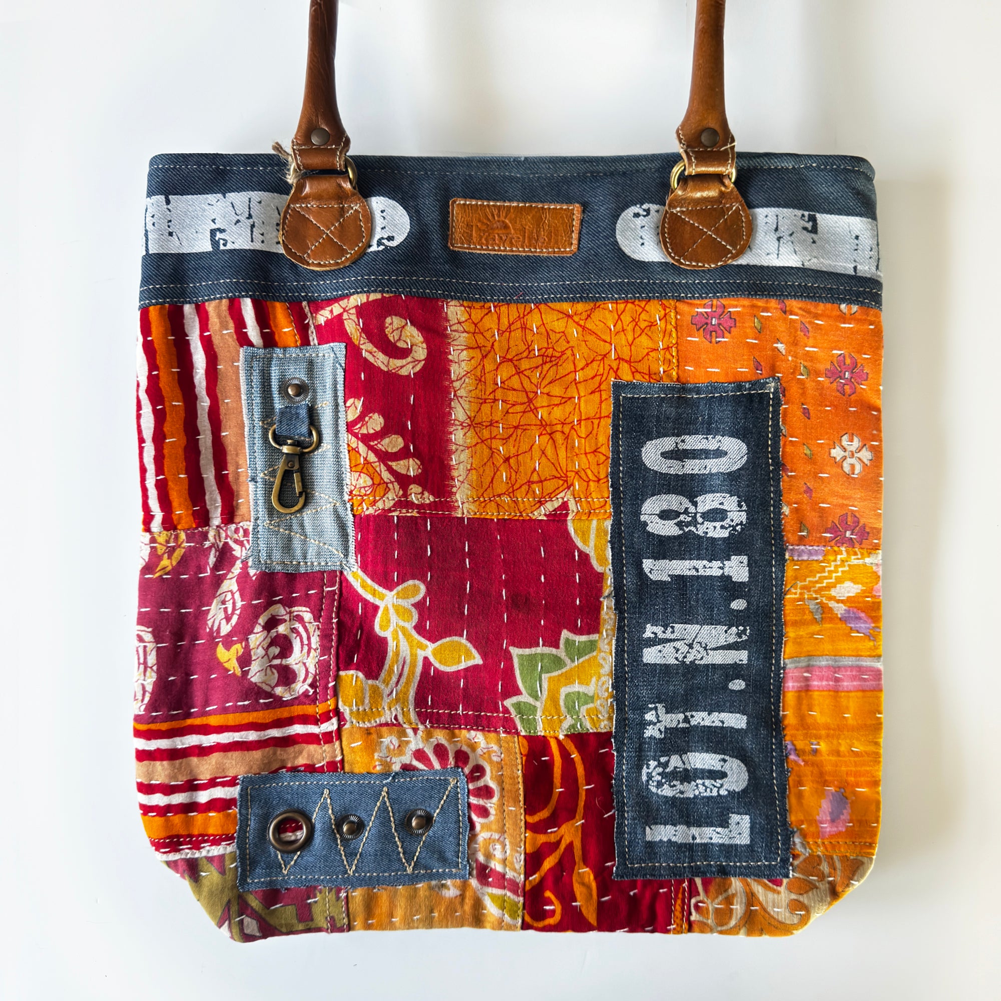 Marigold Bohemian Shoulder Tote Bag