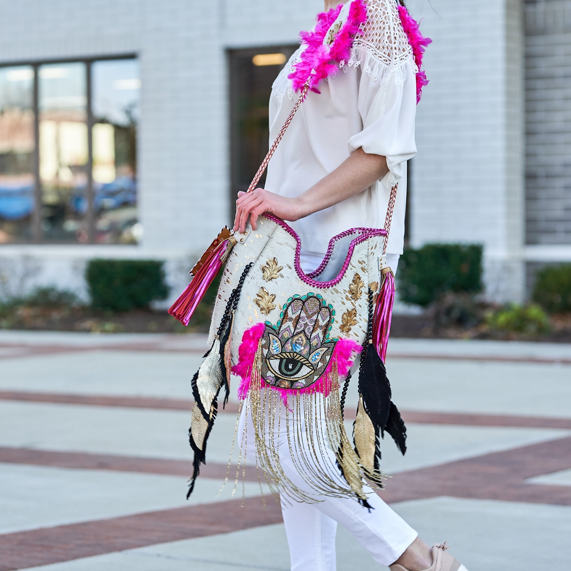 Coralle Lucia Eccentric Visionary Fringe Bag