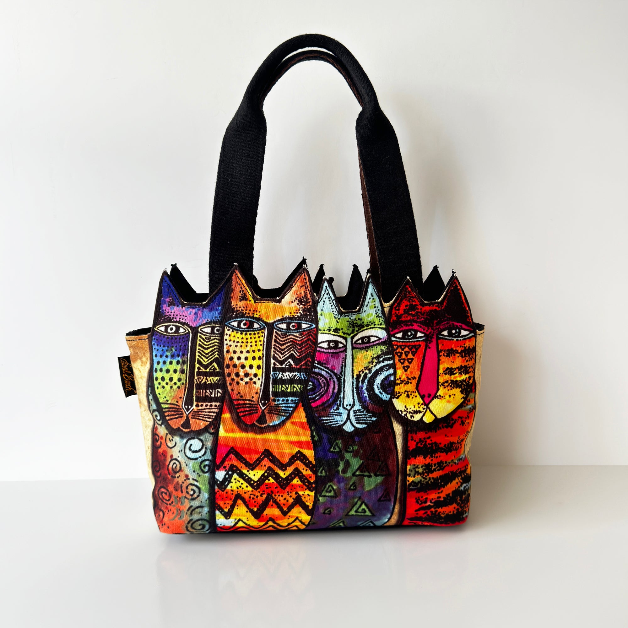 Bohemian Cats Canvas Tote Bag