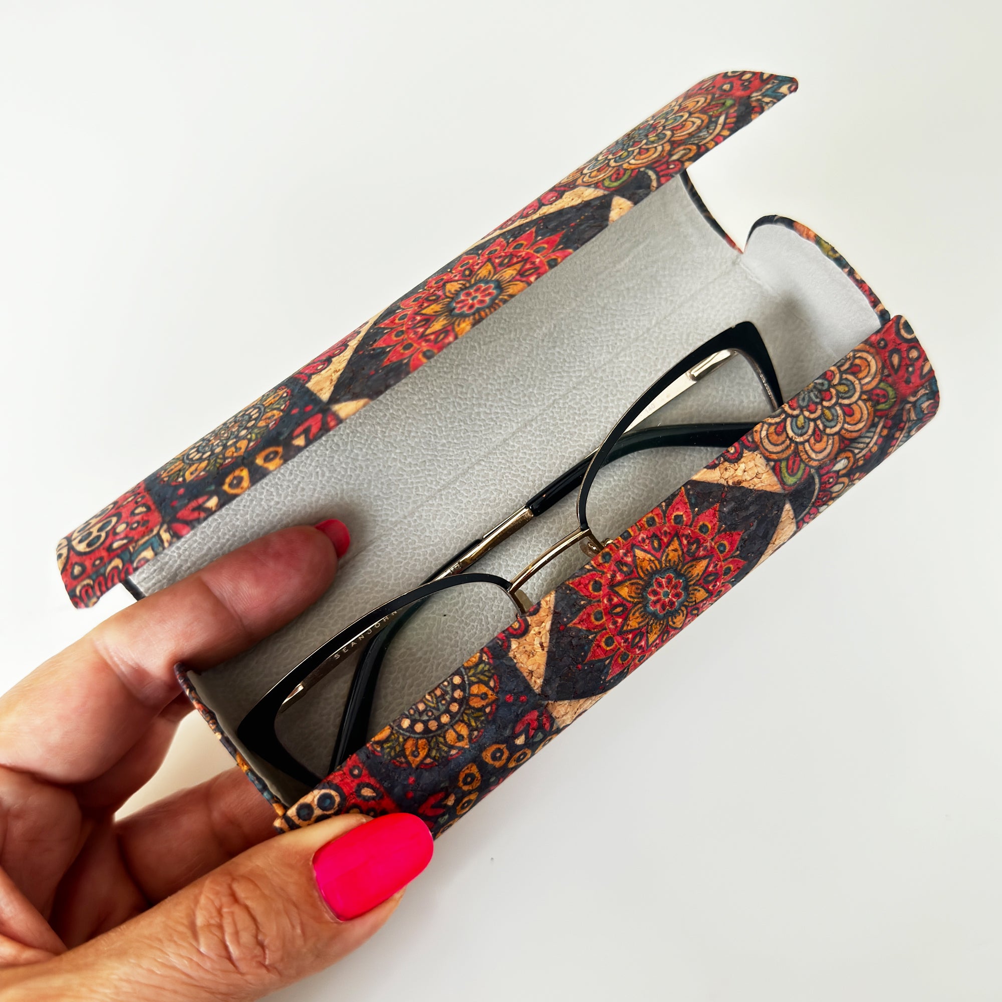 Handcrafted Blossom Eyeglasses Case