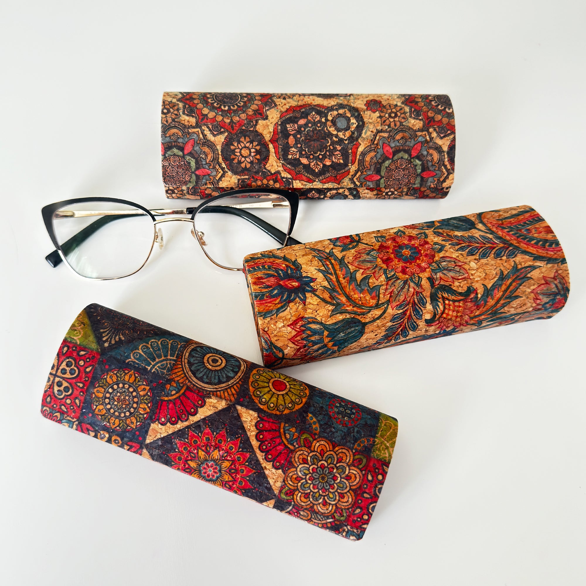 Handcrafted Blossom Eyeglasses Case