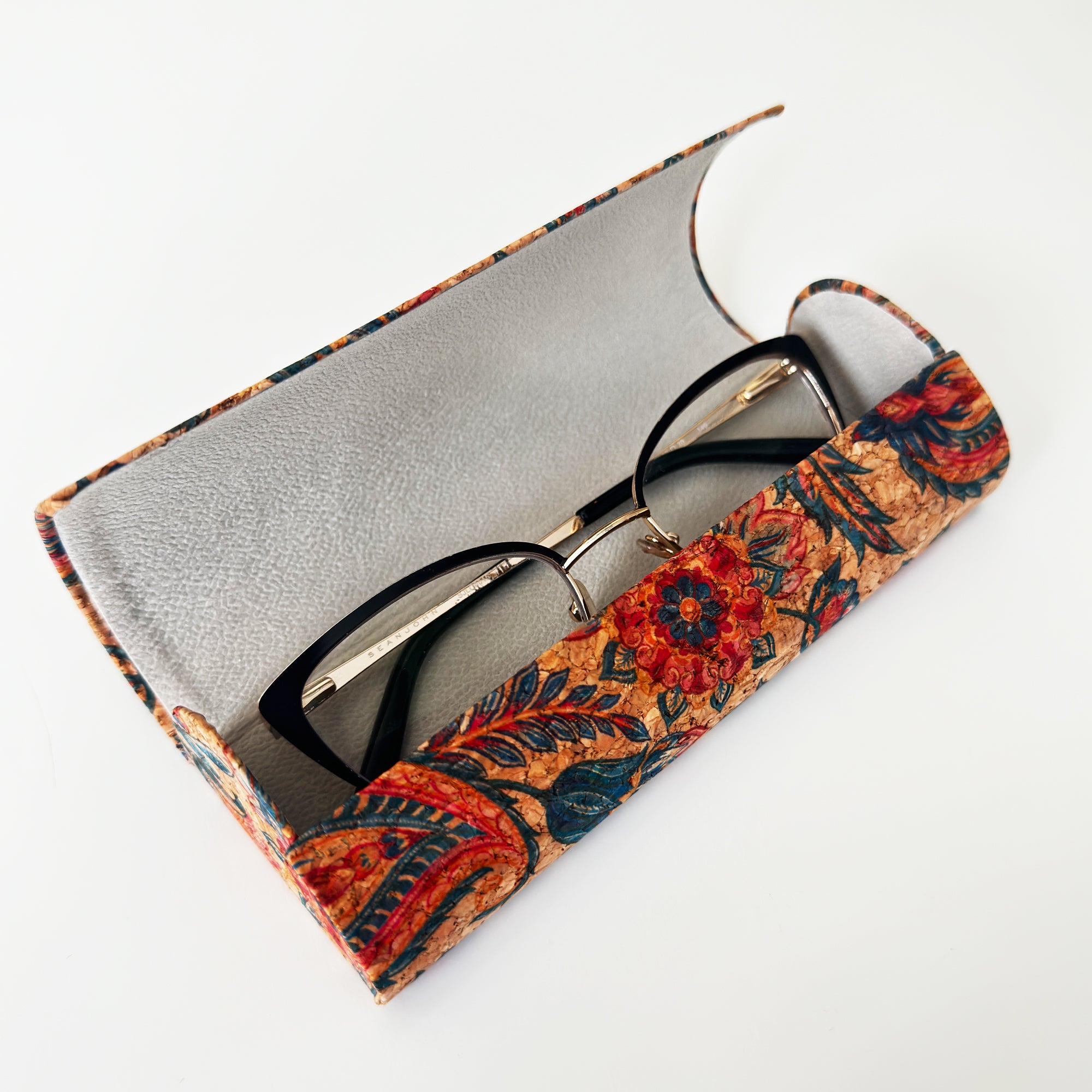 Handcrafted Blossom Eyeglasses Case