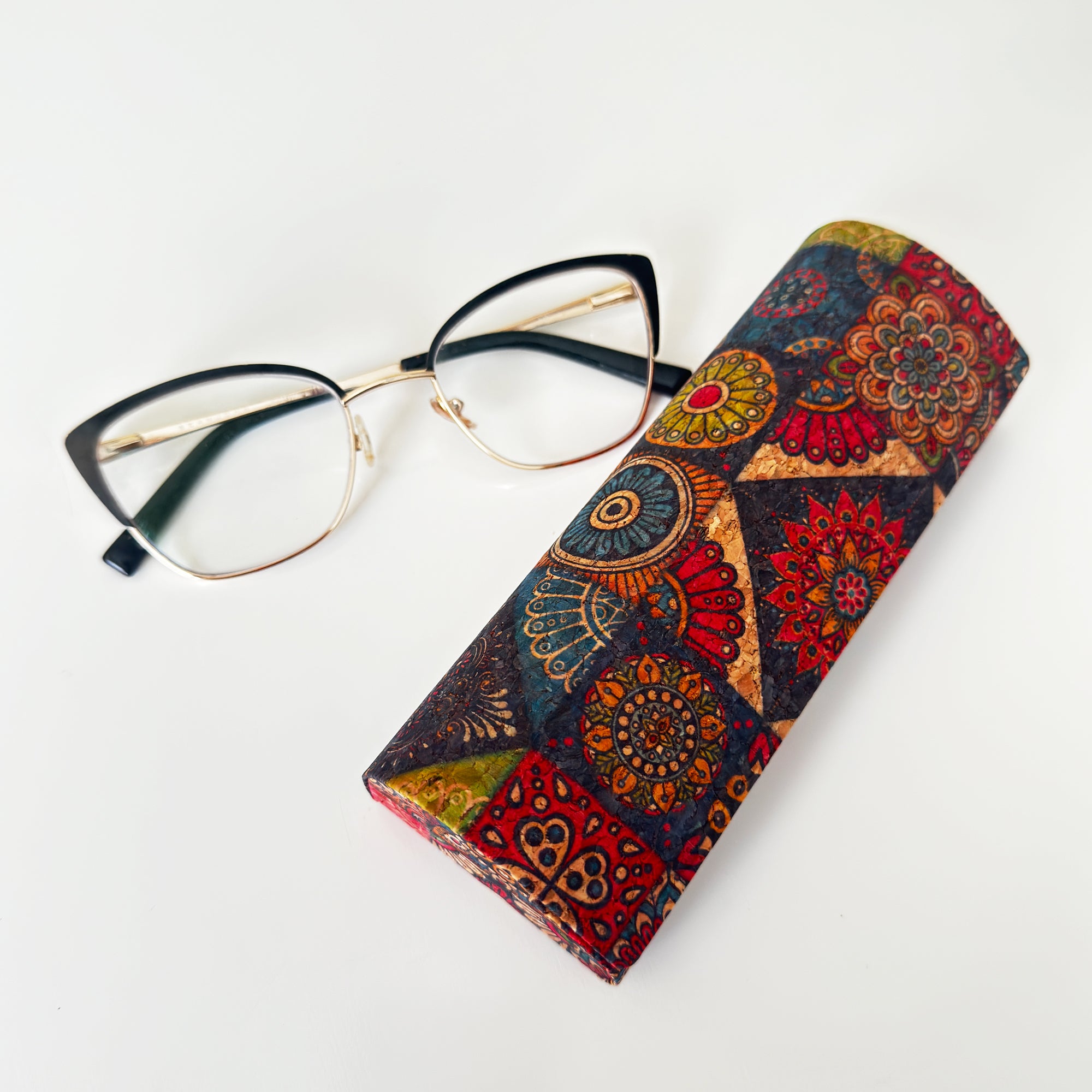 Handcrafted Blossom Eyeglasses Case