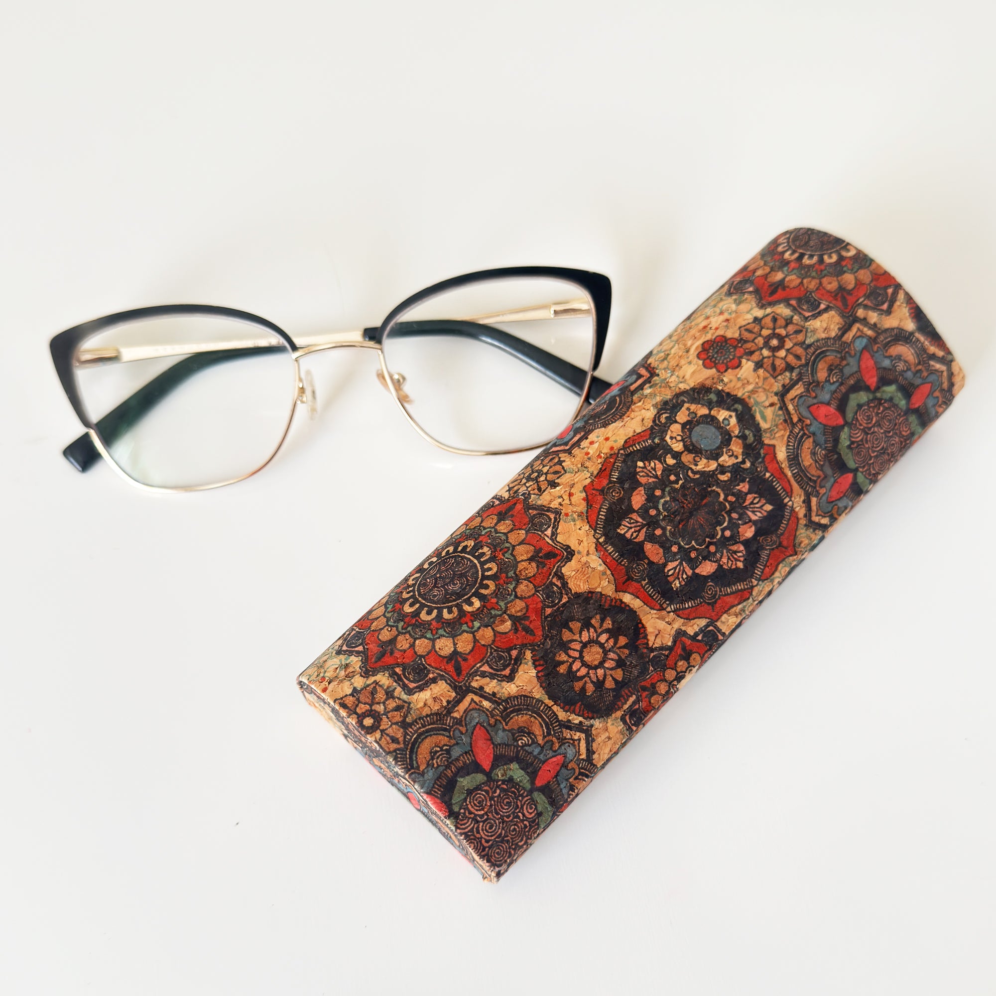 Handcrafted Blossom Eyeglasses Case