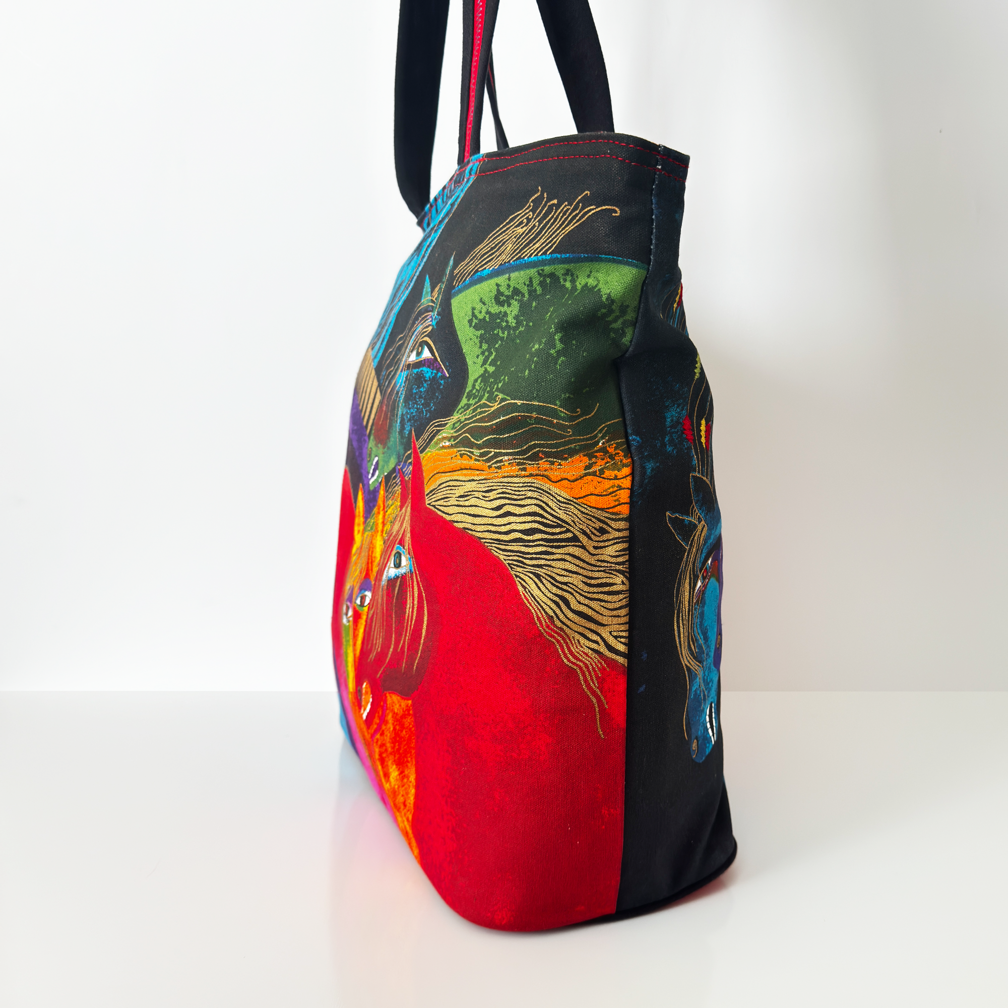 Artistic Horses Canvas Bag