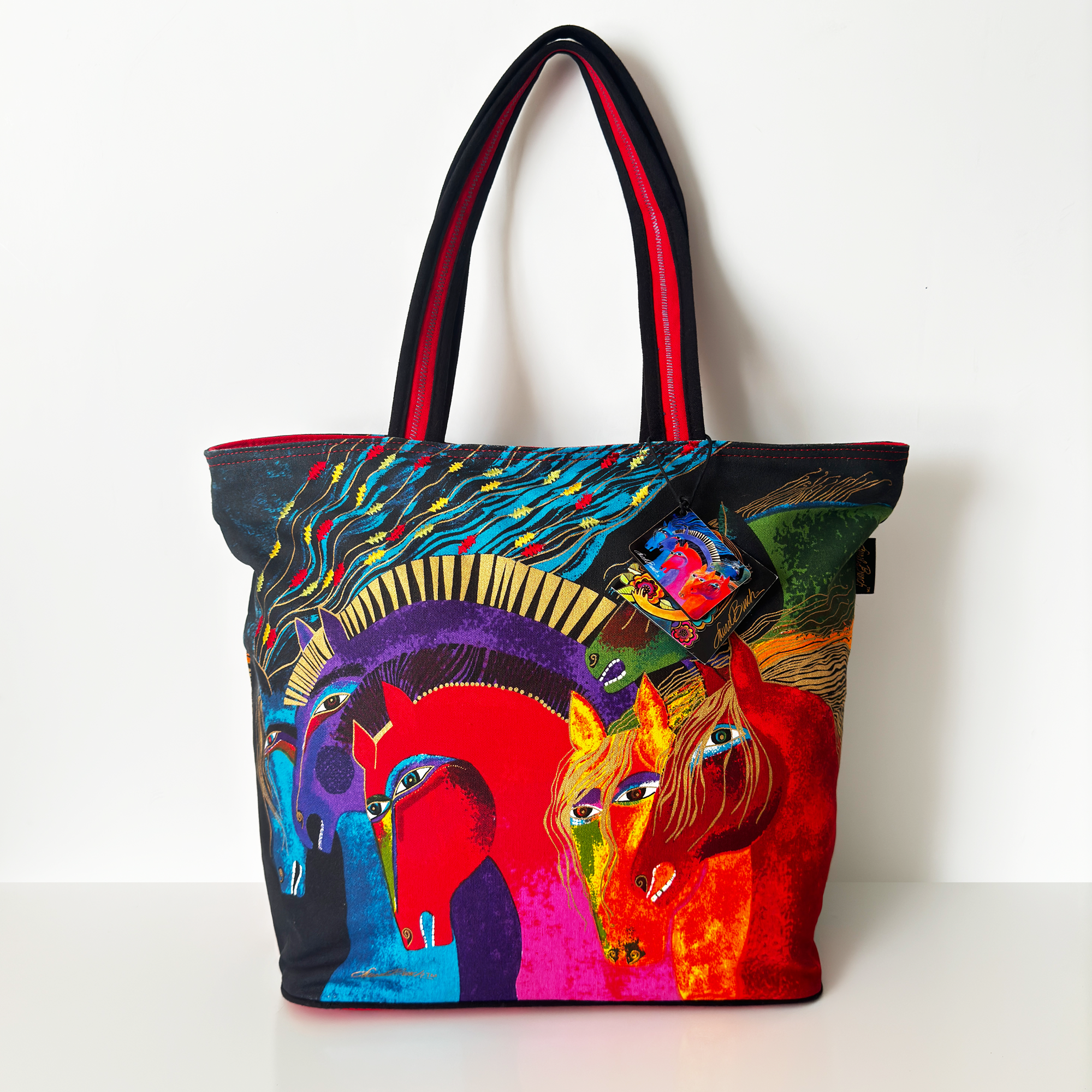 Artistic Horses Canvas Bag