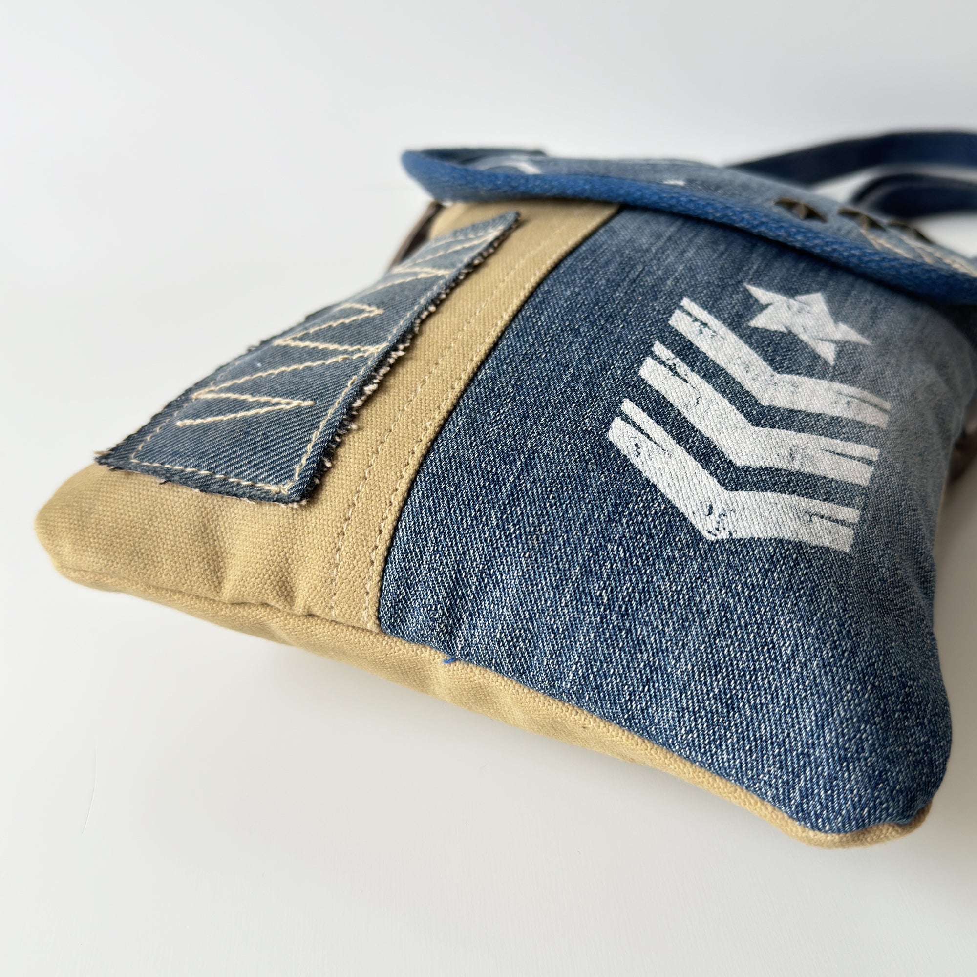 ショルダーバッグ・ポシェット Wai Kei Star denim cross bag BSA163 Star Denim Crossbag - WaiKei | 60% - Asian Fashion Online Store