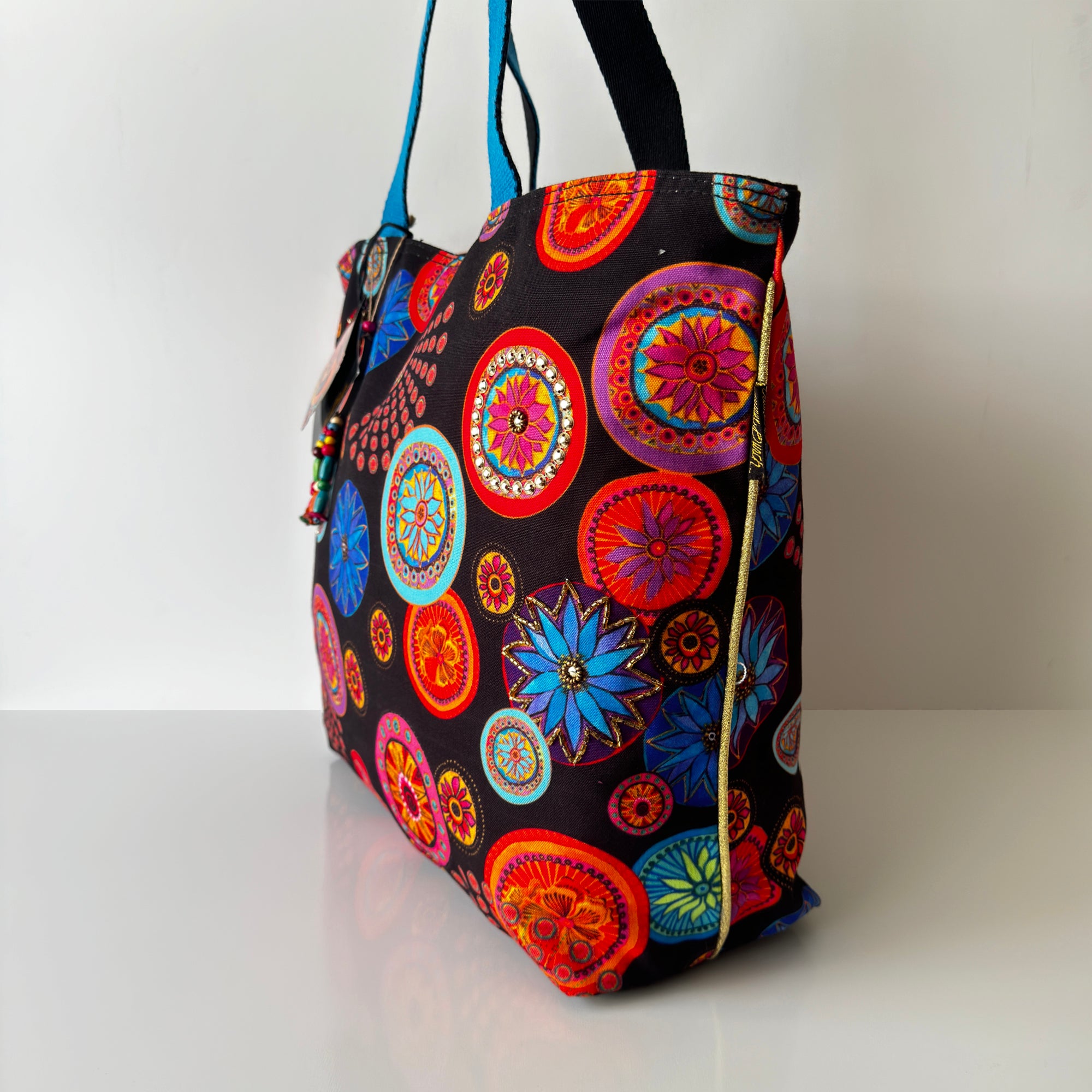 Bohemian Mandala Art Tote Bag TRAVELTELI