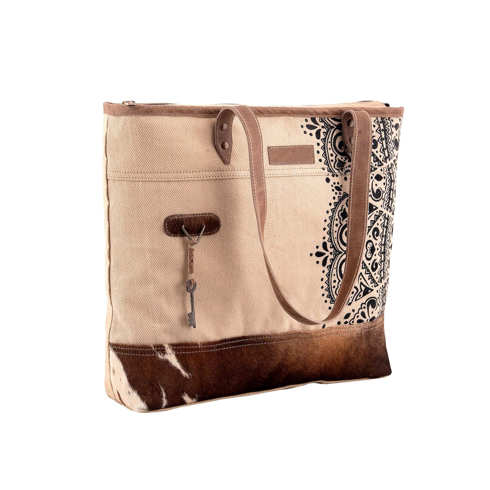Large Mandala Print Shoulder Bag