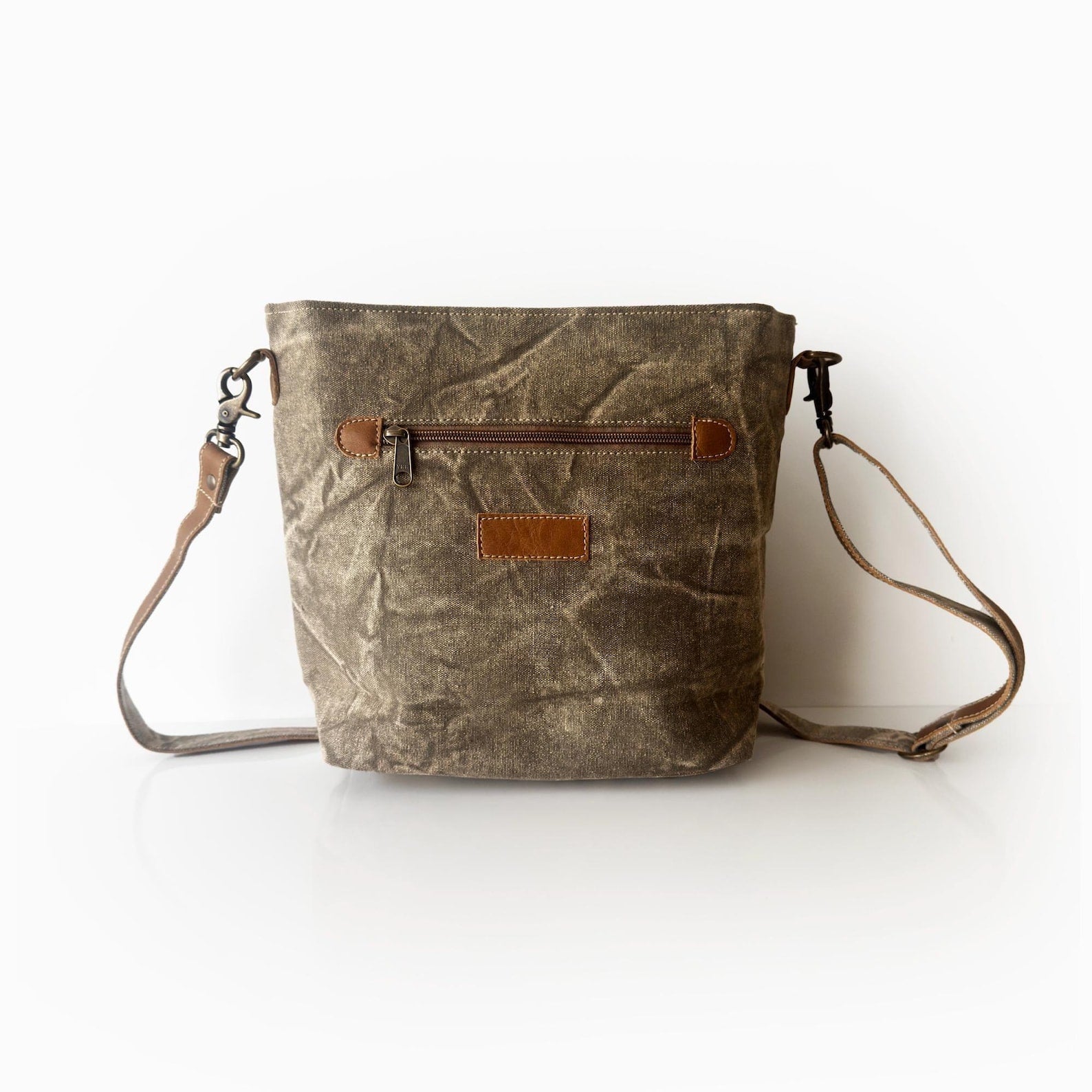 Handmade Rhombus Boho Canvas Crossbody Bag