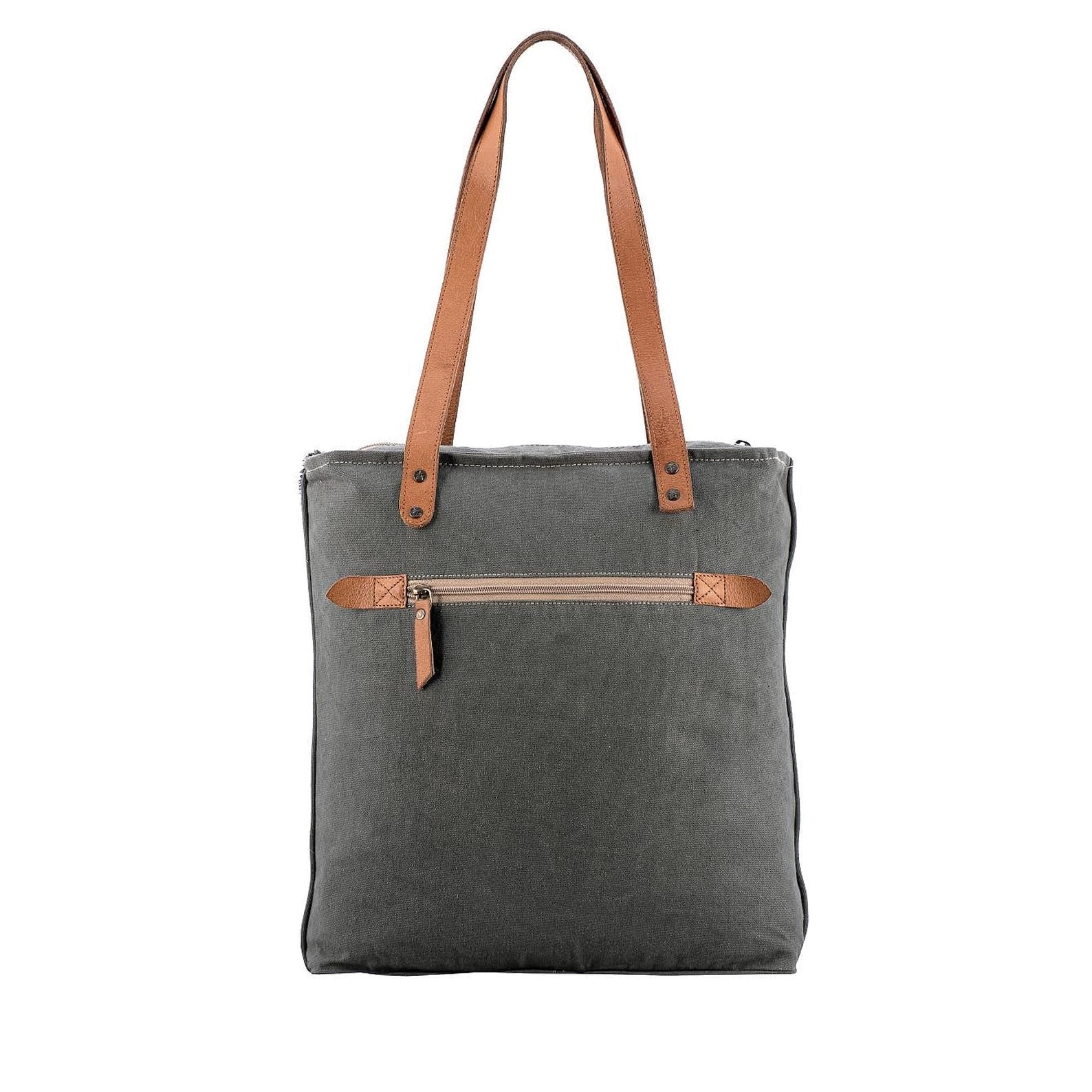 My Favorite Handmade Cowhide and Canvas Tote Bag