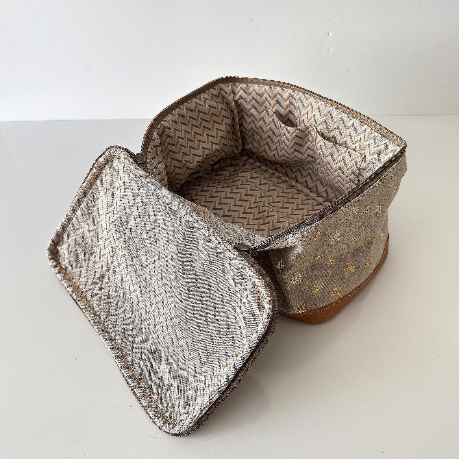 Canvas Toiletry and Cosmetic Bag