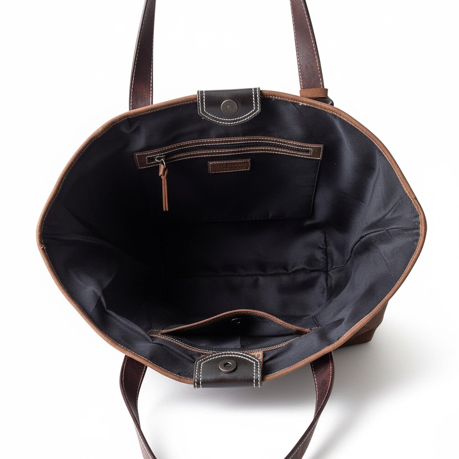 Safari Elegance Leather Tote Bag