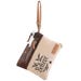 Handmade Canvas and Cowhide Toiletry Bag