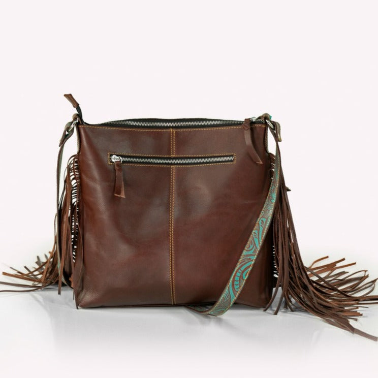 Western Boho Cowhide Crossbody Bag