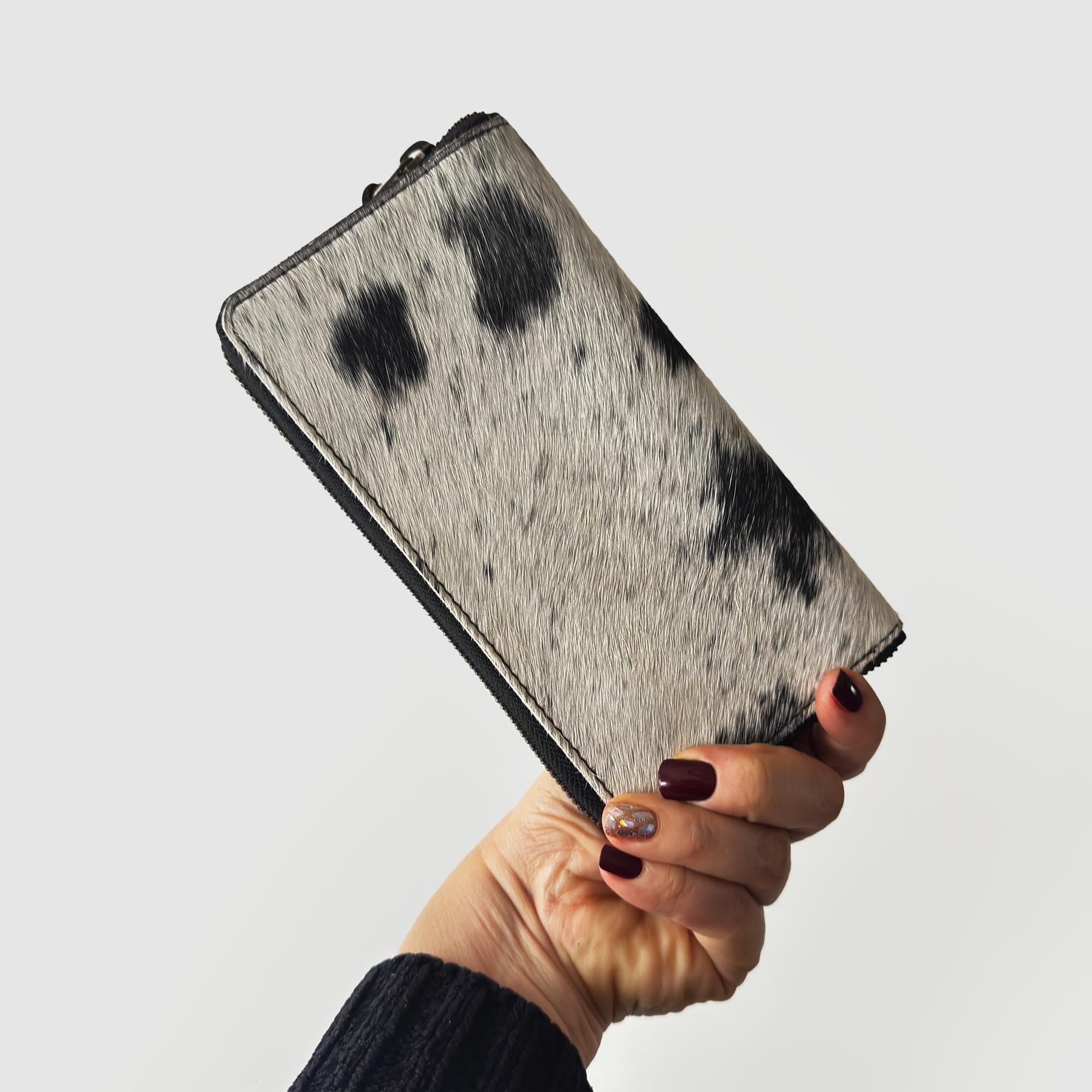 Cute Handcrafted Leather Cowhide Womens Wallet