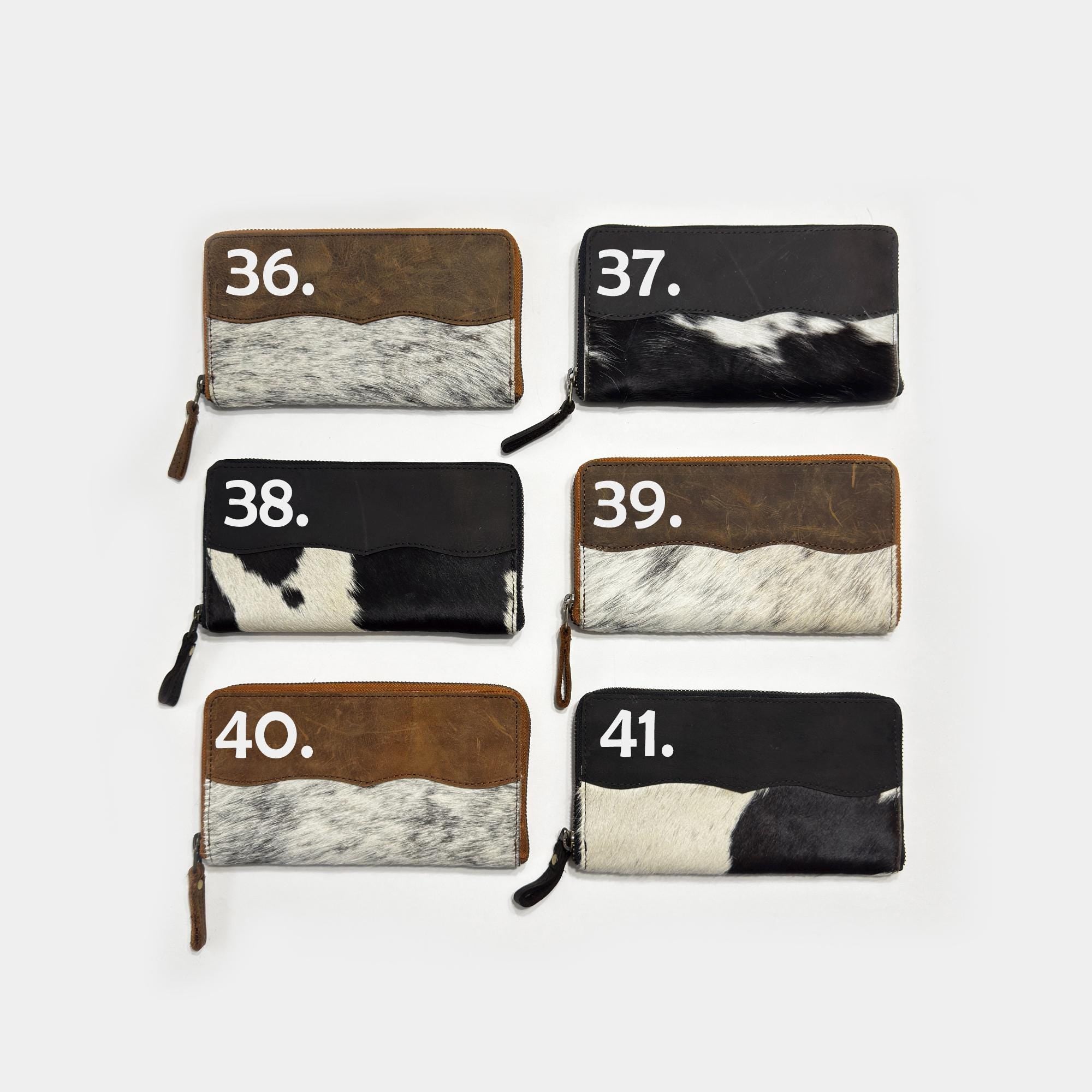 Cute Handcrafted Leather Cowhide Womens Wallet