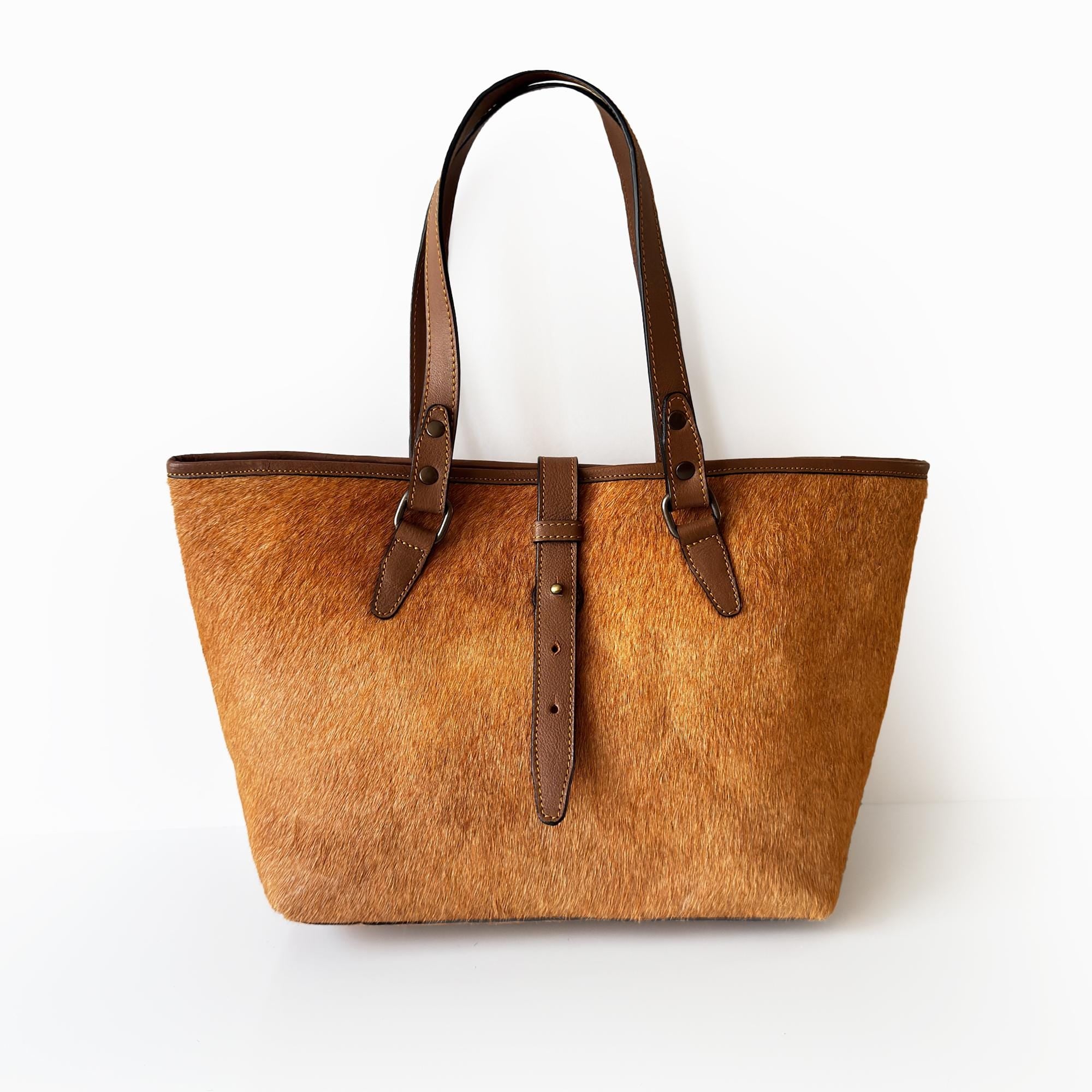 トートバッグ Classic XL leather-trimmed canvas tote bag XL Tote Bag Made in Waxed Canvas With Leather Handles and