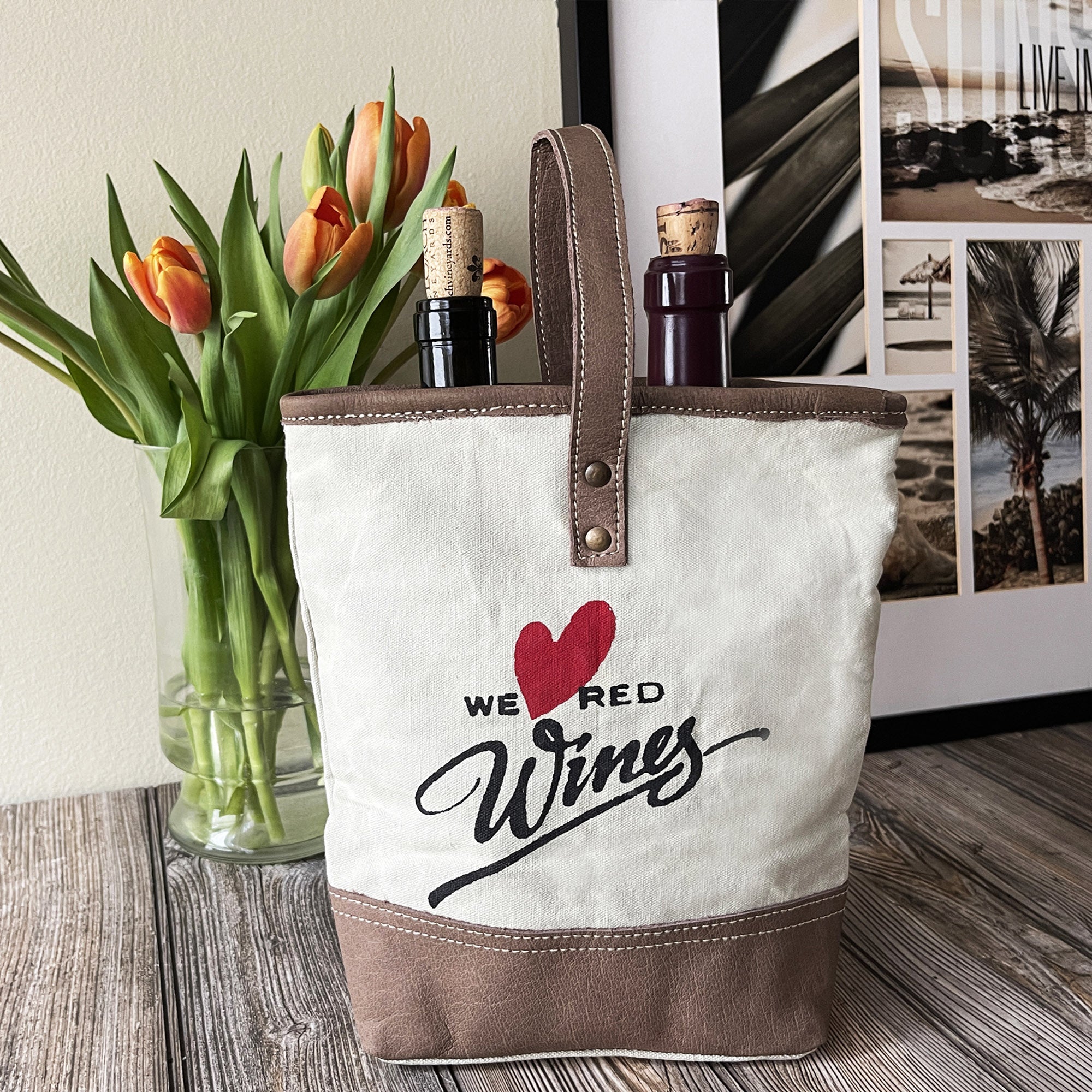 Red Wine Lover Tote Bag