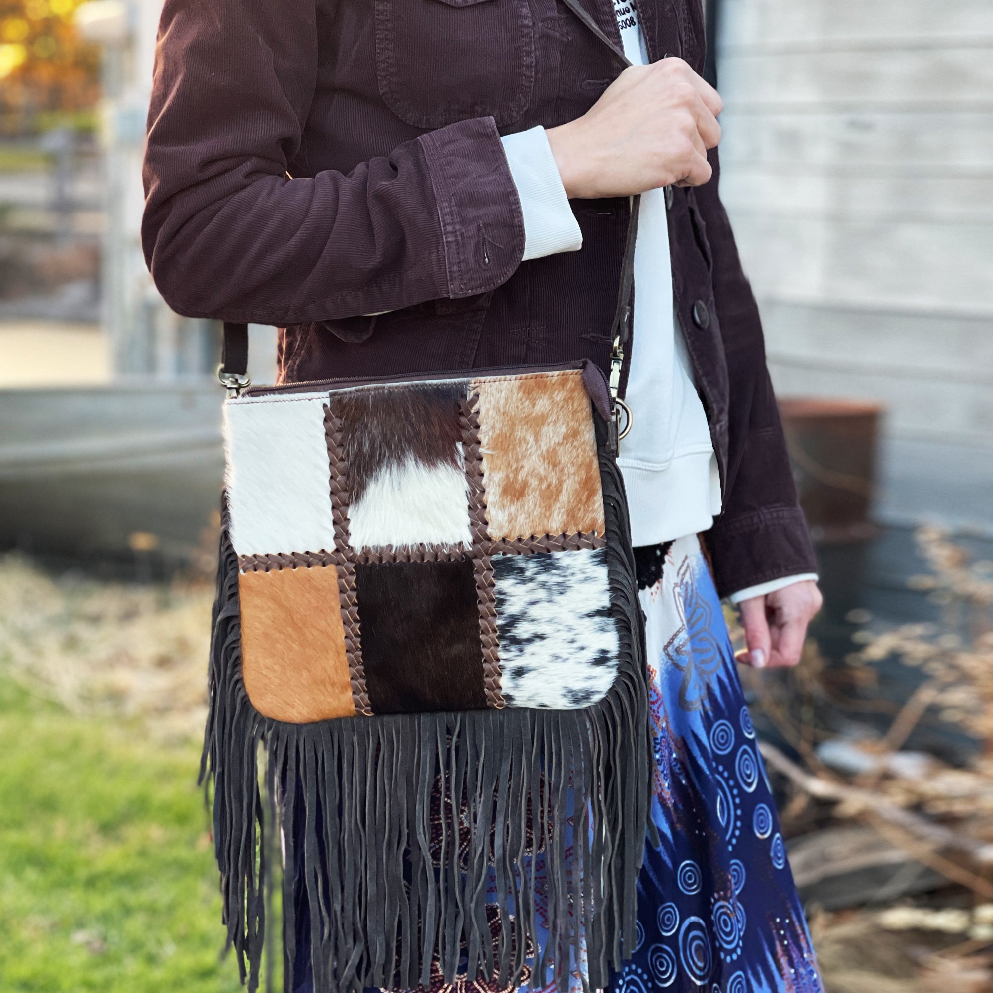 Customized Cowhide Backpack Shoulder Bag | Western bags purses, Cowhide,  Cowgirl accessories
