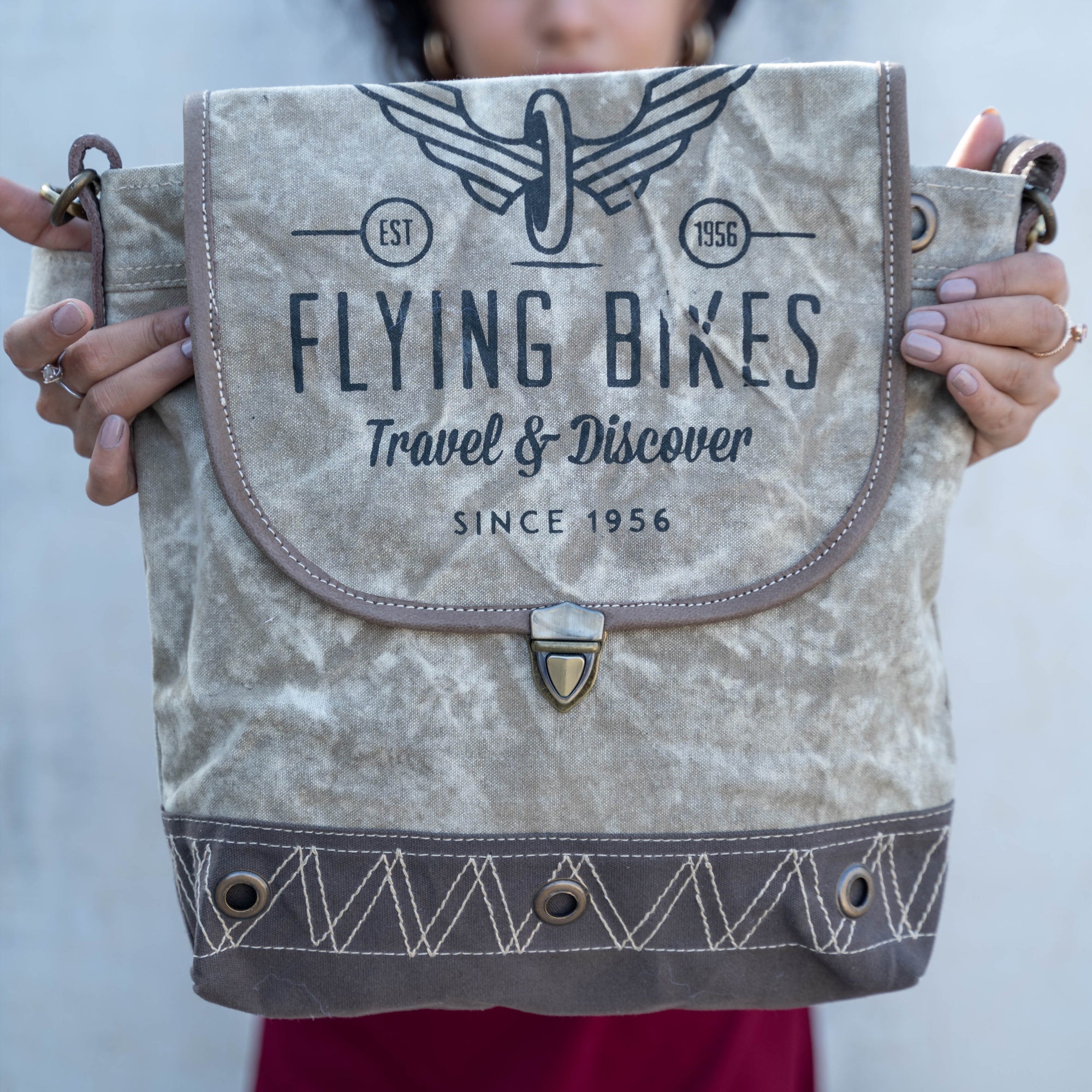 Flying Bikes Messenger Bag