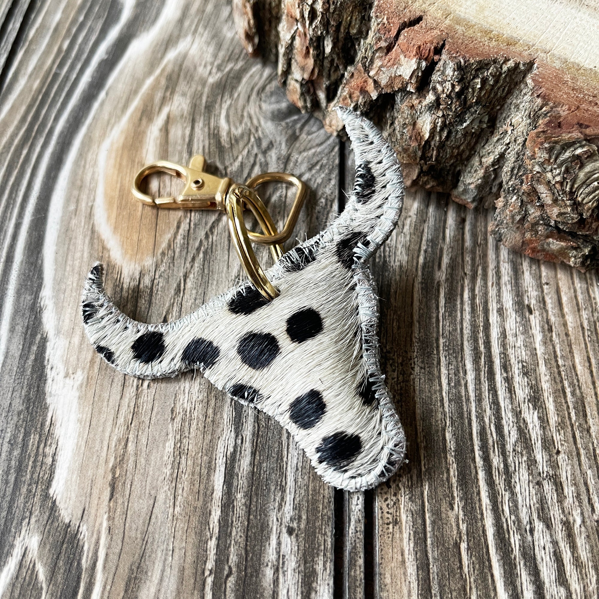 Cowhide Bag Charms Various Shapes Bull